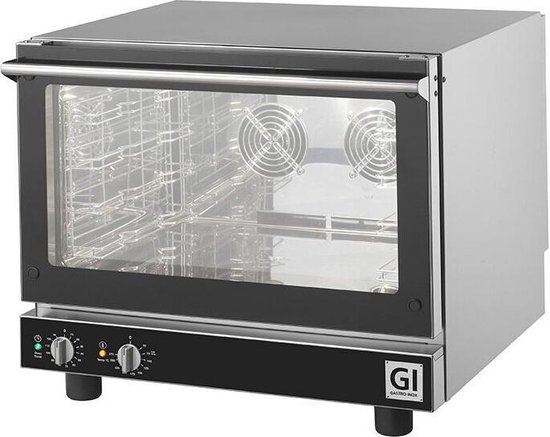 Gastro-Inox Roestvrijstalen Electrische Heteluchtoven Gn1/1, Gastro-Inox 102.107