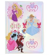 Notitie disney princess metallic notebook met lijn harde kaft 20 cm hoog 15 cm lang