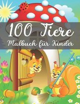 100 Tiere Malbuch fur Kinder