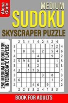 Medium Sudoku Skyscraper Puzzle Book for Adults