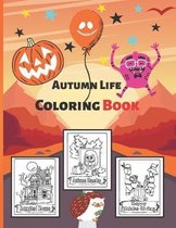 Autumn Life Coloring Book