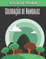 Coloracao de Mandalas - paisagem - Qualidade Premium