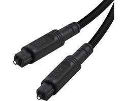 By Qubix - Optische kabel - 3 meter - Toslink Optical audio kabel - zwart audiokabel soundbar