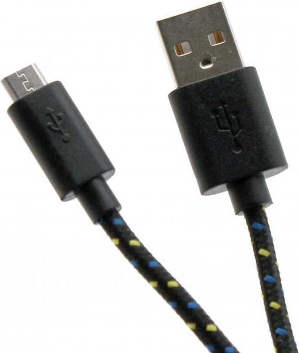 SBOX USB-1031B USB-kabel 1 m USB 2.0 USB A Micro-USB A Zwart