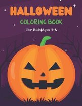 Halloween Coloring Book For Kids Ages 4-8