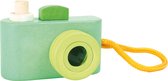 Houten Speelgoedcamera 11 Cm groen