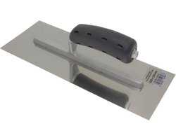Nela - Pro line - spaan- RVS - 320 x 120 mm -voor stucwerk - met softgrip