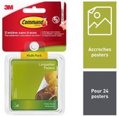 3M Set van 48 PM poster strips - Wit