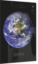 Wereldglobe Noord-Amerika, NASA Science - Foto op Plexiglas - 60 x 80 cm
