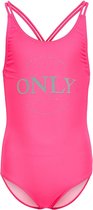 Only badpak - roze - KONcaroline - maat 146/152