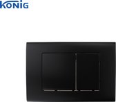 Konig - Bedieningspaneel - Toilet - Mat zwart - Geberit UP320/UP720