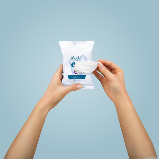Reinigingsdoekjes voor menstruatiecups – 2 x 20 wipes -Vegan - Merula
