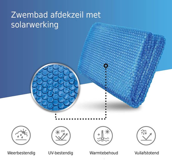 Sens Design Afdekzeil Zwembad - Zwembadzeil - solar - 800 x 500cm