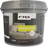 Fitex-Muurverf-Superieur Latex-Ral 9010 Zuiver Wit 5 liter