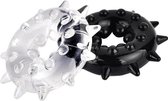 Kinky Secrets Transparante Flexibele Cockring Set Van 3 Stuks
