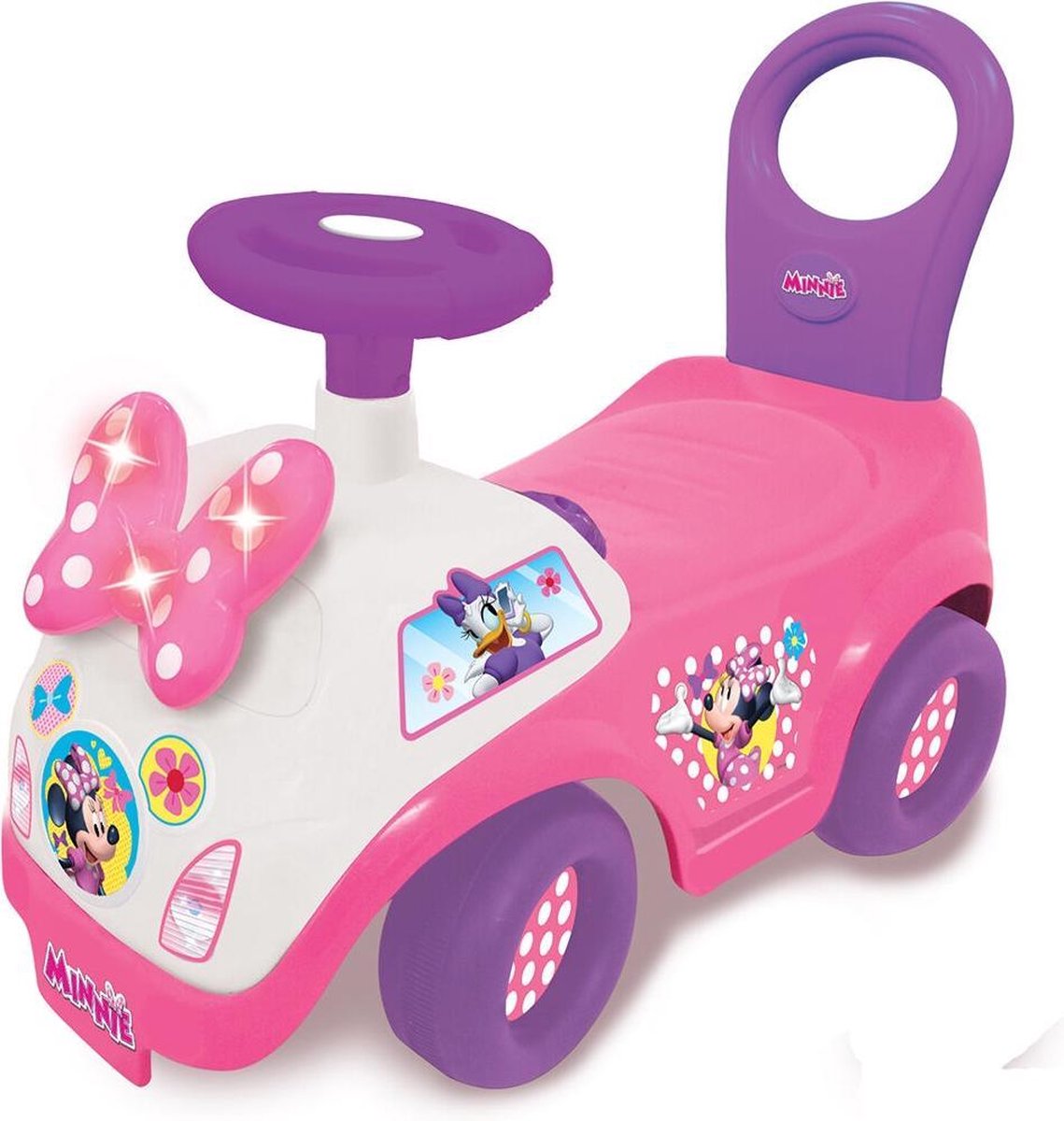Minnie Mouse loop en duwwagen met licht en geluid Loopauto