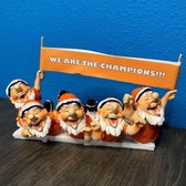 De oranje supporters oranje kabouters - Oranje accessoires - Oranje versiering