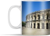 Mok - Panorama van de arena in de Franse stad Nîmes - 350 ml - Beker