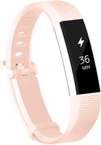 YPCd® Siliconen bandje - Fitbit Alta (HR) - Roze - Large