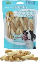 Wonder - Snaxx Sticks voor honden - Pinda en Banaan - 6 Twists