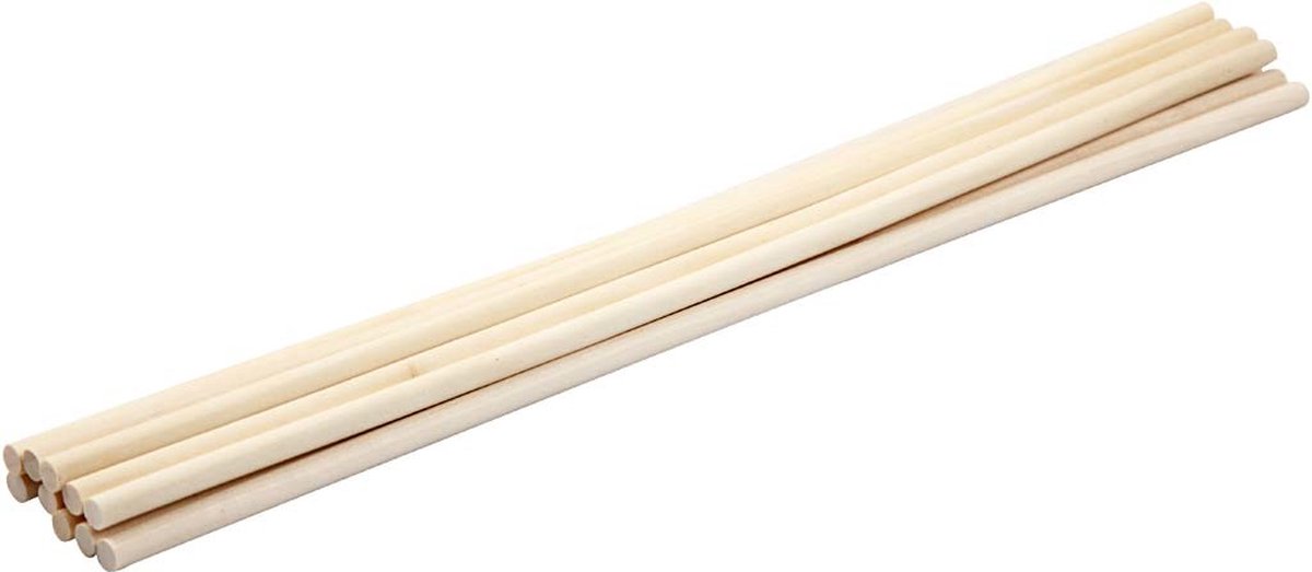 Goedkoopste Bloemstokken, L 30 cm, d 6 mm, 10 stuk/ 1 doos