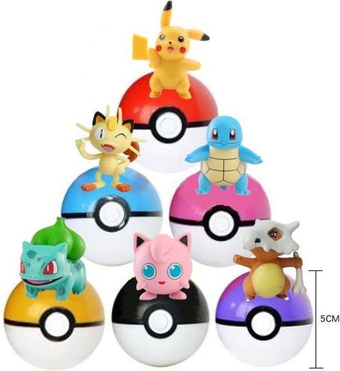 Pokemon Tas met pokemon ballen 6 stuks - toys exclusive