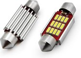 LED 39MM - CANBUS - 12SMD - 4014 - 2 pièces - blanc