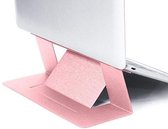 Laptops tandaard Verstelbare laptop computer stand Multi-hoekstandaard Tablet standaard Draagbare opvouwbare laptop verhoger Notebook houder standaard compatibel voor 9,7 tot 15,6-inch laptops - Licht roze