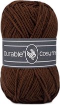 Durable Cosy Fine - katoen en acryl garen - naald 4 a 4,5 mm - Coffee (385) - 1 bol van 50 gram