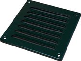 SENCYS de ventilation SENCYS - grille lame - aluminium - 15,5 x 15,5 cm - avec moustiquaire - passage d'air 40 cm² - vert foncé - vert Zaans - RAL 6005