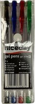 Niceday Gelpennen 4 x - Gel Stick Pen