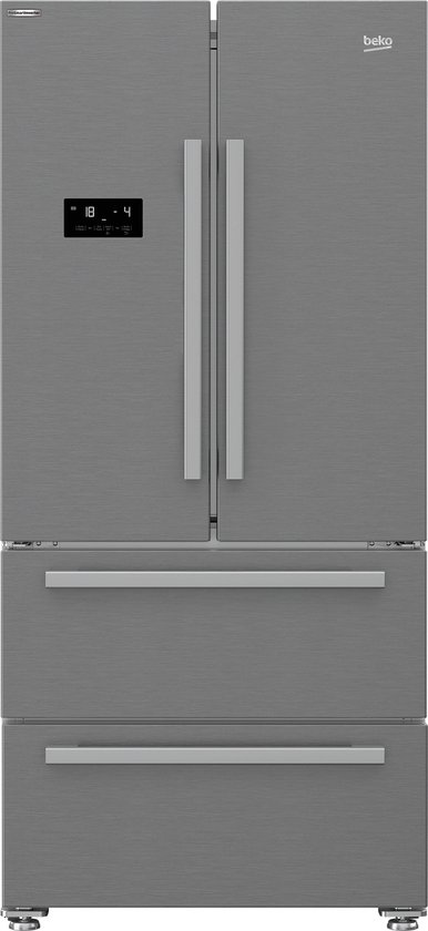Beko GNE60531XN - Amerikaanse koelkast - RVS