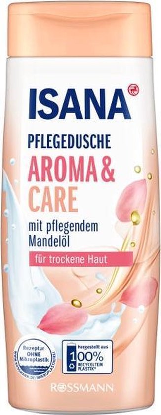 ISANA Douche Aroma & Care - met voedende amandelolie - voor de droge huid  (300 ml) | bol.com