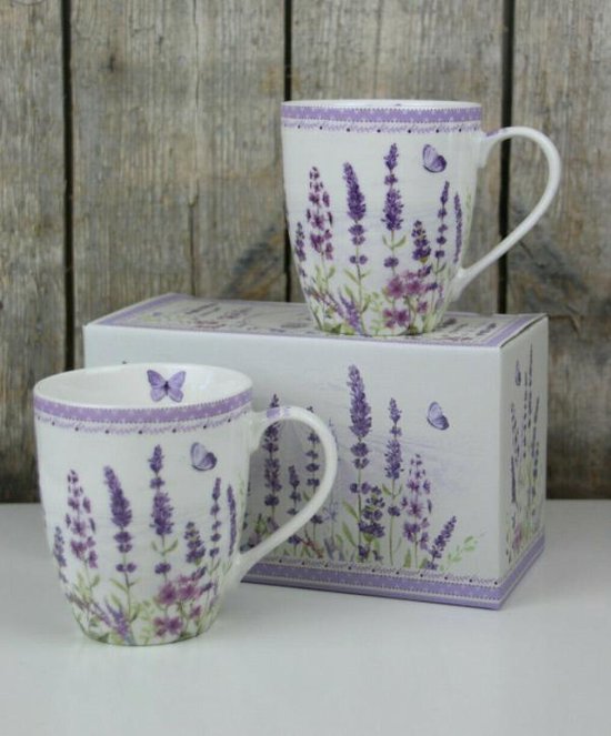 Easy Life - Coffret De 2 Mugs En Porcelaine 'Santa Is Coming' - Capacité 35 Cl, Design De Noël