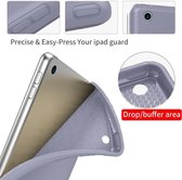 HB Hoes Geschikt voor Apple iPad 5 & Apple iPad 6 - 9.7 inch (2017 & 2018) Lavender - Tri Fold Tablet Case - Smart Cover