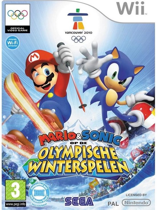 Mario en Sonic op de Olympische Winterspelen - Wii