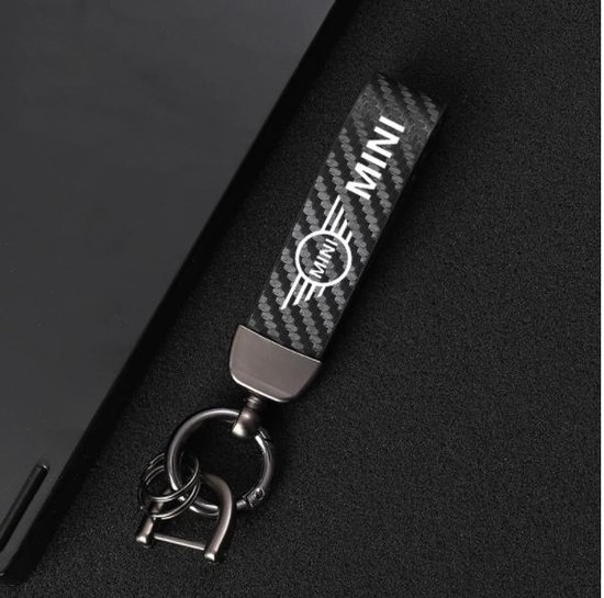 Mini Sleutelhanger carbon - Cooper S - Carbonkleur - keychain | bol.com