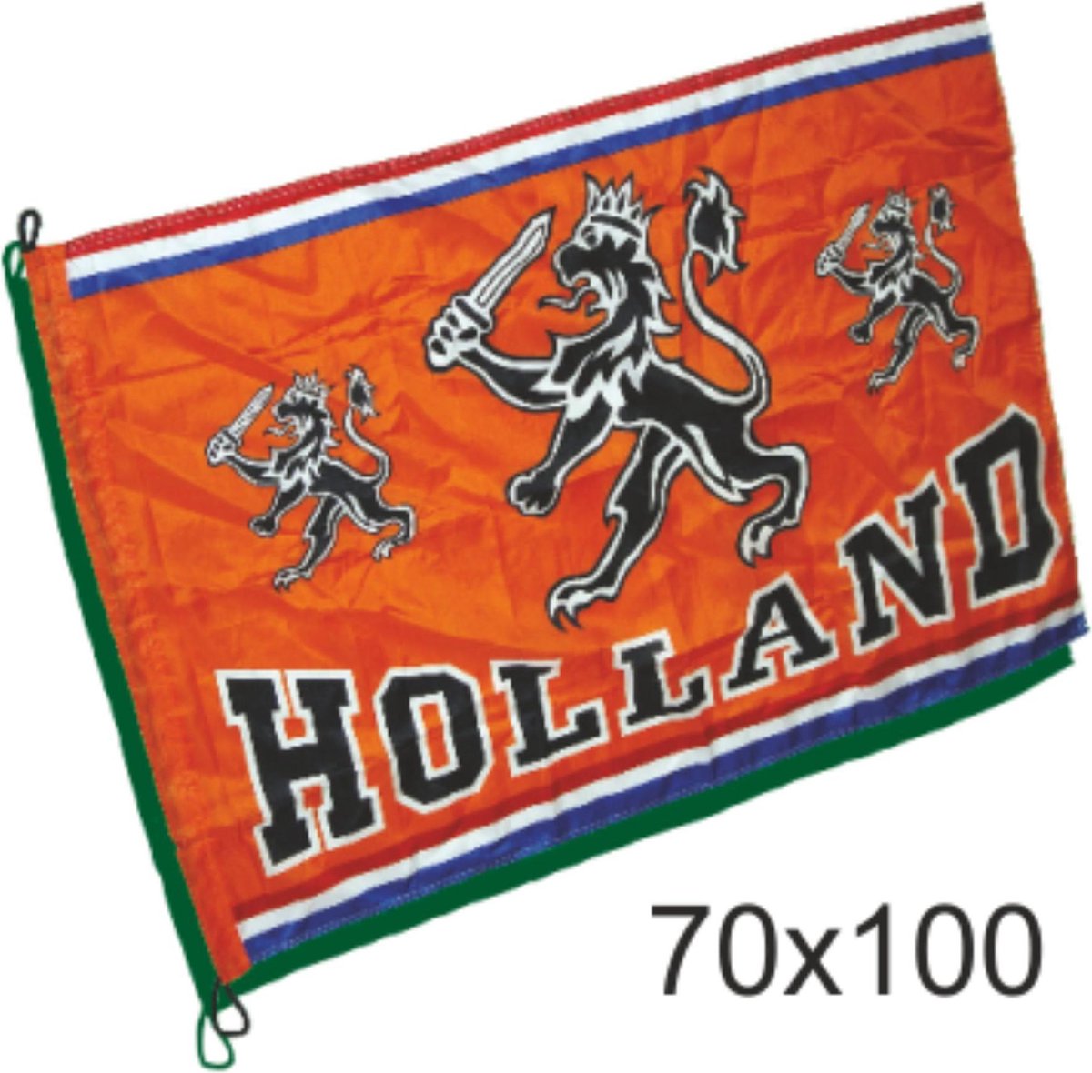 Kleine vlag oranje Holland met leeuw EK Voetbal 2020 2021 Nederlands elftal vlag Nederland sup