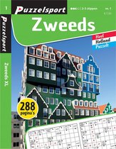 Puzzelsport - Puzzelboek - Zweeds 2-3* - 288 pagina's - Nr.1