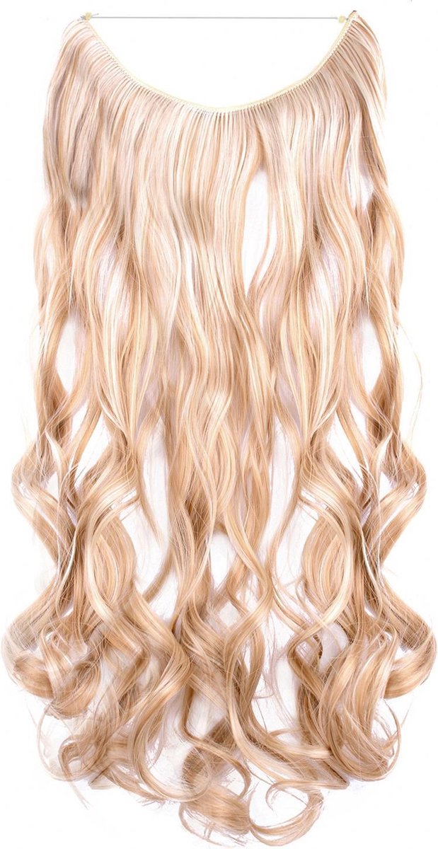 Wire hair extensions wavy blond - F27B/613