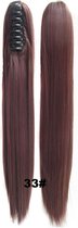 Brazilian Paardenstaart, Ponytail extensions straight – rood 33#