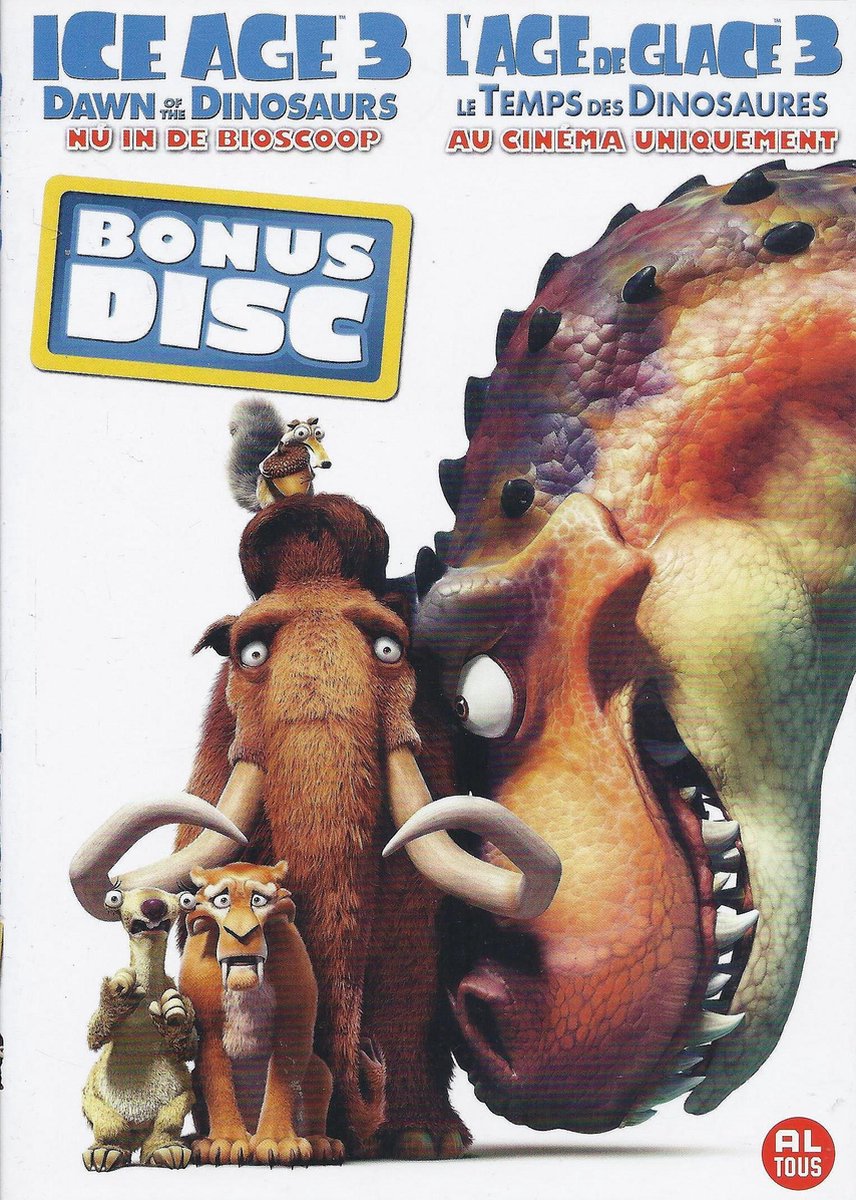 Ice Age 3 Le Temps des Dinosaures Dawn of the Dinosaurs Bonus Disc