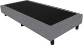 Bedworld Boxspring 100x200 - Linnenlook - Grijs (S21)