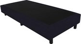 Bedworld Boxspring 90x200 - Suedine - Zwart (ON100)
