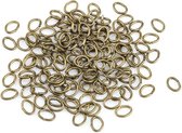 Hobby Sieraden maken| 50 stuks | Koper | 8 mm| Jumping Ring. | Oogjes | Ringetjes | RVS | sluiting