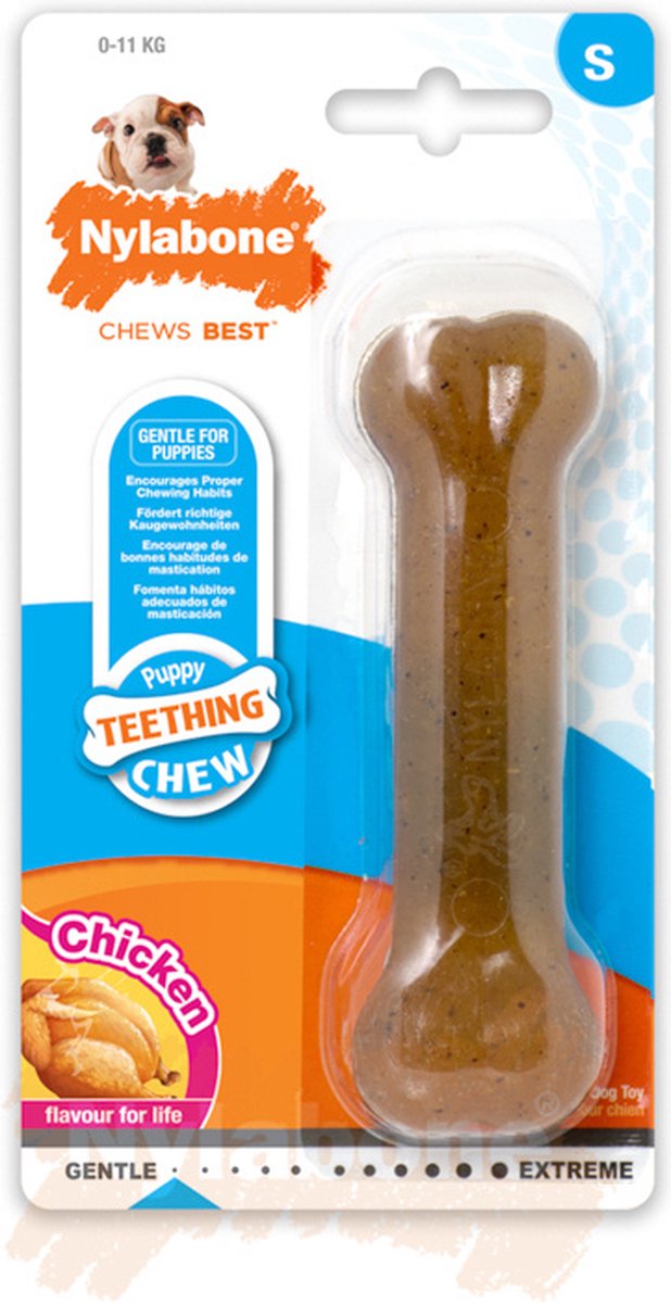 Nylabone Flexible Puppy Bone Souper Xlarge - Hondenspeelgoed - Kip Vanaf 23kg thumbnail 8