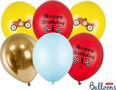 Ballonnen - Happy Birthday mix (6 stuks)