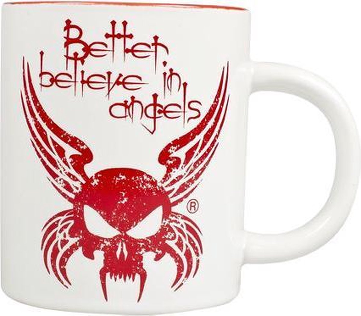 6x Koffie mok - Better believe in angels - Set van 6 stuks - Koffiemok 330 ml
