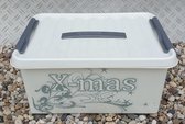 Sunware Q-Line Kerstbox Decor 15 L Wit/Zilver