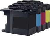 Compatible Brother 1240 / LC-1240 XL inktcartridges - Multipack 4 Kleuren - Geschikt voor Brother DCP J525W, J725DW, J925DW, J925W, MFC J430W, J5910DW, J625DW, J6510DW, J6710DW, J6